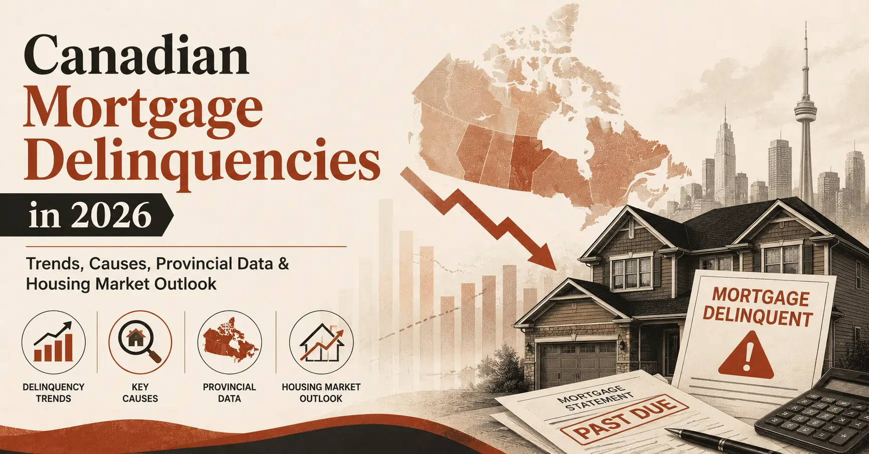 Canadian Mortgage Delinquencies in 2026: Trends, Causes, Provincial Data & Housing Market Outlook
