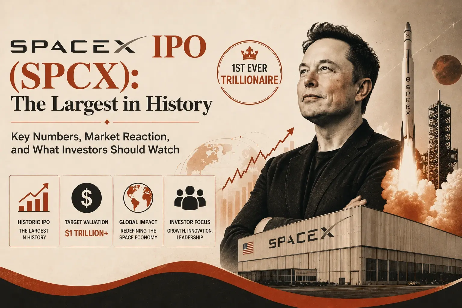 SpaceX IPO (SPCX): The largest in History: Key Numbers, Market Reaction, and What Investors Should Watch