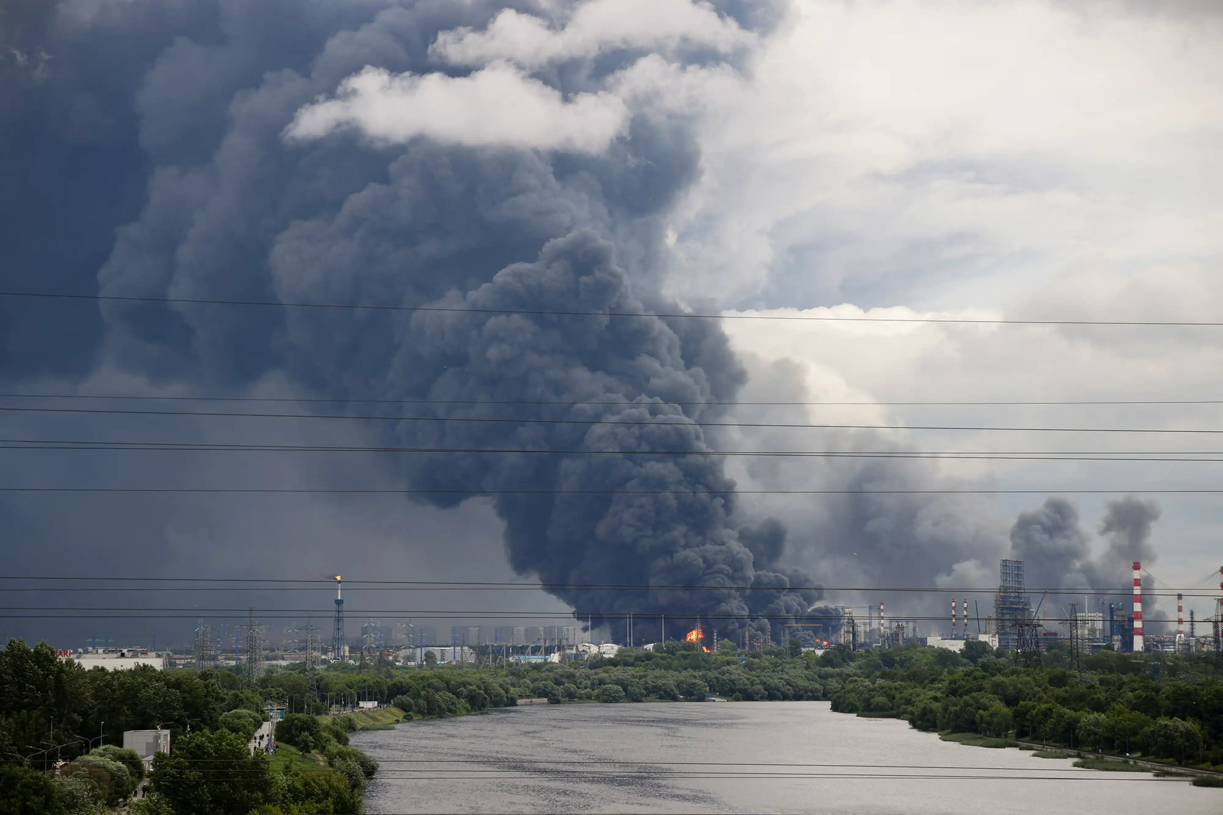 Moscow came under one of the largest Ukrainian drone attacks since the start of the war